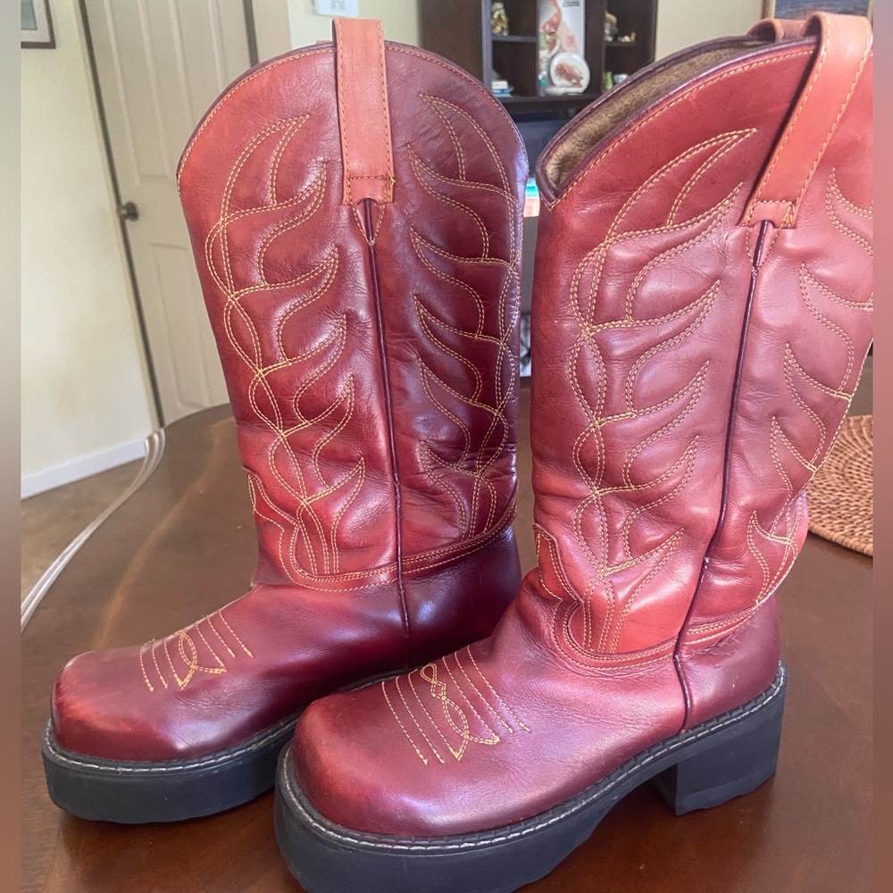 Fluevog - Cowboy High Platform